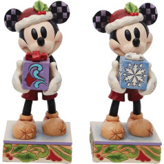 Джим Шор Enesco 6013060 Санта Микки с подарком 15,6 см