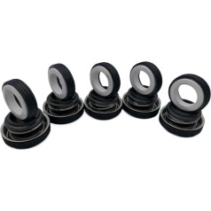 Набор из 5 элементов SB-12 SB-17 SB-20 SB-25 SB-28 SB-30 SB-35 mechanische Dichtungen kompatibel mit Automobil-Wasserpumpen aus Kohlenstoff-Keramik-NBR (SB-28 (CA-CE-NBR))