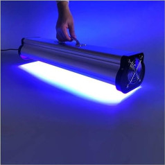 JOXLOVER LED UV Gel Curing Lamp, 500W UV Resin Curing Lamp, Suitable for SLA/DLP/LCD 3D Printing, Cure Light Sensitive Resin, 395nm 405nm UV LED Lamp Easy to Use (1UK)