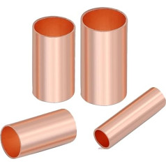 1000PCS 35mm2 GT-35 φ8 мм медь соединительная труба провод совместный небольшой медной трубки медь соединение провода трубки