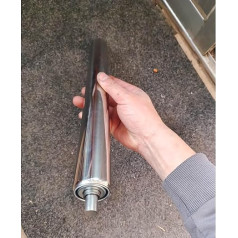 Tragrollen förderband 2 3 5 7 9 Stück langlebige Industrierollen aus Stahl, Ersatz-Schwerkraft-Förderrollen für Heimwerkerprojekte, Lager- und Versandabteilungen, nicht angetriebene Rolle(7pcs Dia 1.5