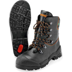 Stihl 00885320447 Chainsaw Leather Boots Function (47), black
