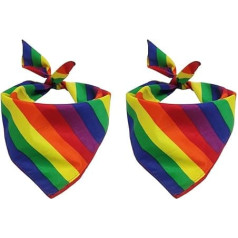 Аксессуар для прайда Scinzene Rainbow Scarf, универсальный радужный аксессуар для женщин, разноцветный шарф и платок для прайдов, вечеринок и фестив