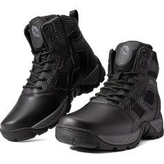 derlychug мужские военные тактические рабочие ботинки боковая молния походный бой легкие сапоги