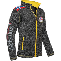 Мужская флисовая куртка Nebulus Norky, теплая флисовая куртка с длинной молнией