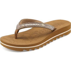 ONCAI женский разделитель для пальцев ног, шлепанцы для женщин, модные стразы, летние пляжные комфортные платформенные сандалии, тапочки для 