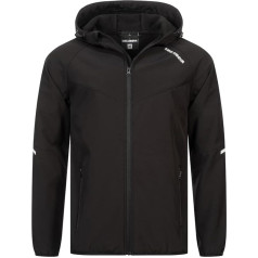 Kirkjubøur® Hestur Мужская куртка Softshell 10,000 мм гидростатического напора с капюшоном и флисовой подкладкой, дышащая и водоотталкивающая