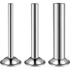 Воронка для наполнения колбасы, трубки для наполнения мясорубки из нержавеющей стали для 5-го размера, 3 размера, упаковка из 3 штук