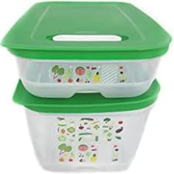 Tupperware Холодильник 4,4 л с 1,8 л темно-зеленый Air Oasis Prima Klima P 23888