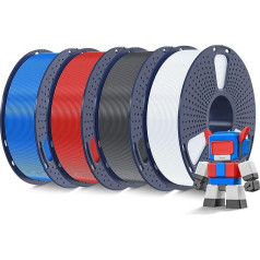 SUNLU 4 кг высокоскоростной PLA филамент 1.75 мм, 3D принтер PLA филамент с высокой текучестью, разработанный для быстрой 3D печати, Rapid HS-PLA 4 упаковки,