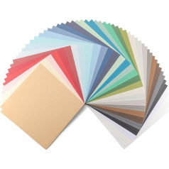 Florence Structure Paper Цветной картон 250 г - Коллекционная упаковка - 30,5 x 30,5 см - Изготовление открыток - Поставки для скрапбукинга - Элегантные пригла