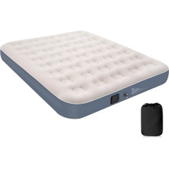 Надувной двуспальный матрас Pefitqap, улучшенная надувная кровать 2024, не требует розетки, самонадувается с помощью встроенного электрическог