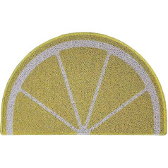 Nicoman Lemon Yellow Doormat Housewarming Gift Dirt Trapper Barrier Door Mats (70 x 44 см)