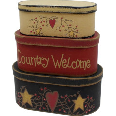 CVHOMEDECO. Овальные картонные матрешки 