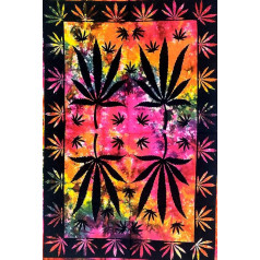 ICC Weed Tapestry Marijuana Wall Hanging Leaf Poster Cannabis Hippie Decor Pot Flag Dorm Collage Color Me Trippy Bohemian Art Psychedelic Small Hippie Rasta Ganja Ganja Cheap Tapestries