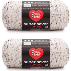 Пряжа Red Heart Super Saver Jumbo Aran Fleck - в упаковке 2 штуки