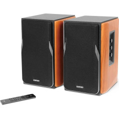 Книжная акустическая система EDIFIER Studio R1380DB 2.0 мощностью 42 Вт с инфракрасным пультом Bluetooth 5.1 и боковыми регуляторами низких, высоких частот и