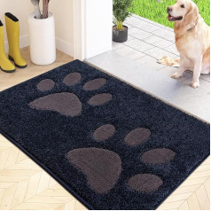 Моющийся коврик Dirt Trapper Mat 60 x 90 см, Indoor Doormat, впитывающий коврик Non-Slip Clean Mat, водонепроницаемый ковер для собак, вход в дом, мокрые лапы