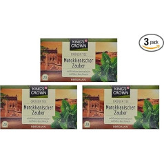 King's Crown Morocconian Magic with Herbs Aormatised with Mint Flavour 3 x 30 g