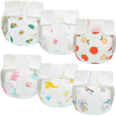 Rainjia Горшок Обучение Брюки Детские Дети Горшок Нижнее белье 6 месяцев до 3 лет, упаковка из 6 Горшок Обучение Нижнее белье для малышей мальчи