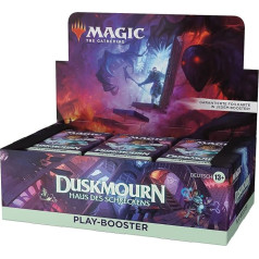 Magic: The Gathering Duskmourn: House of Terror Play Booster Display (немецкая версия)