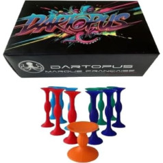 Силиконовые стрелы на присосках для 4 игроков, игра бочче для помещений/открытых площадок на стене, полу, столе, плоское и гладкое крепление