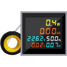 KETOTEK LCD цифровой вольтметр амперметр мини монитор питания 6 в 1 AC 50.0-300.0V 100A электричество счетчик энергии 1 фазы переменного тока счетчик ват