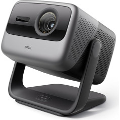 JMGO N1S Ultimate Projector 4K Triple Laser, 3500 ANSI Lumens Projector with GTV Netflix, Gimbal Real Time Image Correction, HDR10, 180 Inch Blu-ray 3D Projector, Home Cinema, 20W Dual Speaker with