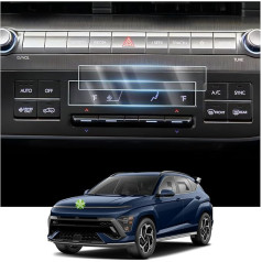 RUIYA [Pack of 2] Совместимость с Hyundai Kona SX2 2024 2025 Кондиционер сенсорный экран защитная пленка, нано материал экрана протектор сенсорный экран для K