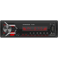 WEPARTICULAR 12V Автомобильное радио Bluetooth Hands-Free FM Радио Красочный Альтернатор Автомобильное аудио Центральное управление