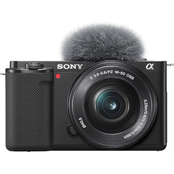 Беззеркальная влог-камера Sony Alpha ZV-E10L APS-C со сменными объективами (поворотный экран для влогов, видео 4K, автофокусировка глаз в реальном вре