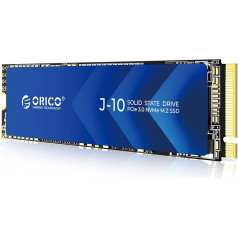ORICO NVMe M.2 SSD 1TB PCIe Gen3.0x4, до 3100 МБ/с, 3D NAND внутренний SSD с радиатором, внутренний твердотельный накопитель для ПК и редактирования видео - J10