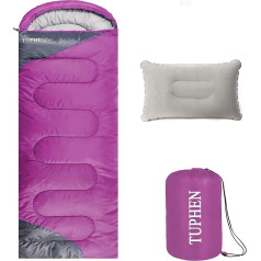 Спальный мешок - 3-4 сезона кемпинговые спальные мешки для взрослых детей девочек мальчиков - компактный спальный мешок для походов, рюкзако