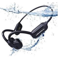 MONODEAL Наушники для плавания IP68 Водонепроницаемые наушники Bluetooth 5.3 костной проводимости наушники с 32GB MP3-плеер памяти, открытые наушники для