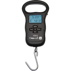 Prologic Commander Digital Scale 40kg Fishing Scale, Carp Scale, Case Scale, Scale for Predator & Carp Fishing, Fishing Scales