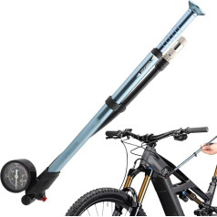 Велосипедный насос для шин - портативный воздушный насос для горных велосипедов | напольный насос для велосипедов, насос для шин с манометр