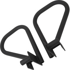 Jauarta Fitness Dip Bar Attachments for Power Cage Squat Rack Iron Dip Bar Muti-Grip Grips for Strength Training
