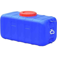 AMAZWI Ведро для воды бытовое 50L/100L/150L/200L, портативный контейнер для воды с краном, прямоугольное ведро для хранения, подходит для поездок, авто