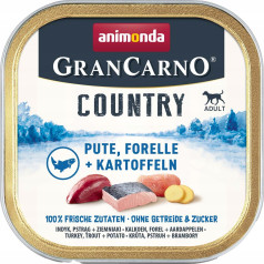 grancarno country индейка, форель, земля. 150g