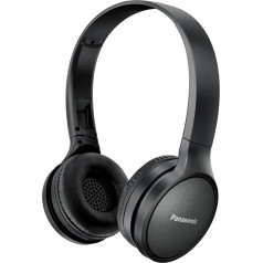 Наушники Panasonic RP-HF410BE-K Bluetooth (24 часа работы от аккумулятора, быстрая зарядка, голосовое управление, накладные, легкие складные наушники) Черн