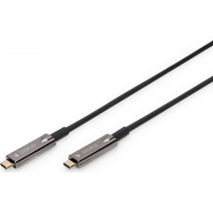Гибридный соединительный кабель aoc usb 3.1 type c/usb type c 4k 60hz 15m