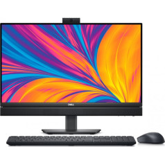 Компьютер optiplex 24 aio/core i5-14500t/8gb/256gb ssd/23.8 fhd touch/integrated/adj stand/fhd cam/mic/wlan + bt/kb/mouse/w11pro