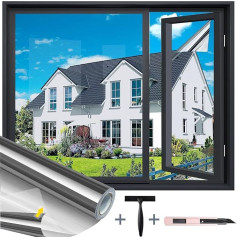 Evofensteere УФ-защита Солнцезащитная пленка окна внутри или снаружи, самоклеящаяся, без остатка, термопленка окна против тепла, зеркальная плен