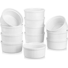 Серия фарфоровых блюд MALACASA Ramekin.dish, формы для запекания, миски, мини-формы для суфле, формы для маффинов, чашки для выпечки, цвет градиент, си