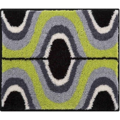 Коврик для ванной Grund KARIM RASHID с роскошным дизайном, ультрамягкий, нескользящий, гарантия 5 лет, моющийся коврик, 100% полиакрил, сертификат ÖKO-TE