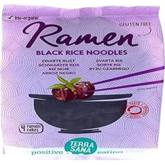 RAMEN PASTA BLACK RICE NOODLE GLUTEN-FREE ORGANIC 280 г TERRASANA