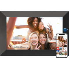 Цифровая фоторамка YUUTY WiFi, 10,1-дюймовая электронная фоторамка Frameo на 32 Гб, 1280 x 800 HD IPS LCD с сенсорным экраном, автоматический поворот, мгновенн