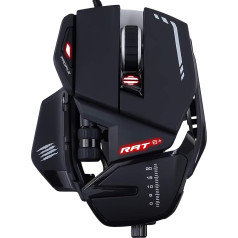 Мышь Mad Catz R.A.T. 6+ USB Optical 12000 DPI Right-hand Black - Mad Catz R.A.T. 6+, Right-hand, Optical, USB, 12000 DPI, 12000 fps, Black