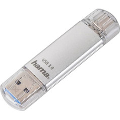 USB-накопитель Hama с интерфейсами USB 3.0 и USB 3.1 тип C