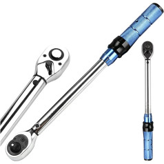 Digitaler Drehmomentschlüssel, 1/4 Zoll 5-25N.M Drehmomentschlüsselwerkzeug-Quadrat-Laufwerk Zwei-Wege-präziser Preset-Spiegel-polnisch-Drehmomentschlüssel,Verbessern Sie die Arbeitseffizienz